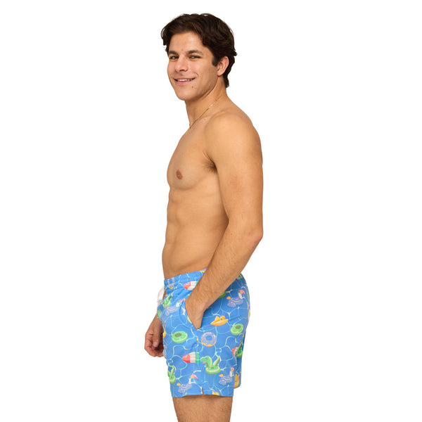 The Cannonball Crews 5.5 Inch Lined Swim Shorts