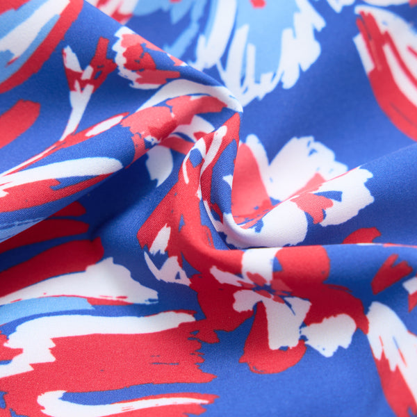 The Star-Spangled Blooms 5.5 Inch Lined Swim Shorts