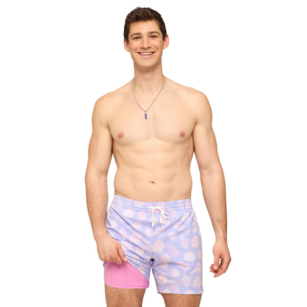 The Shell Yeah 5.5 Inch Lined Swim Shorts