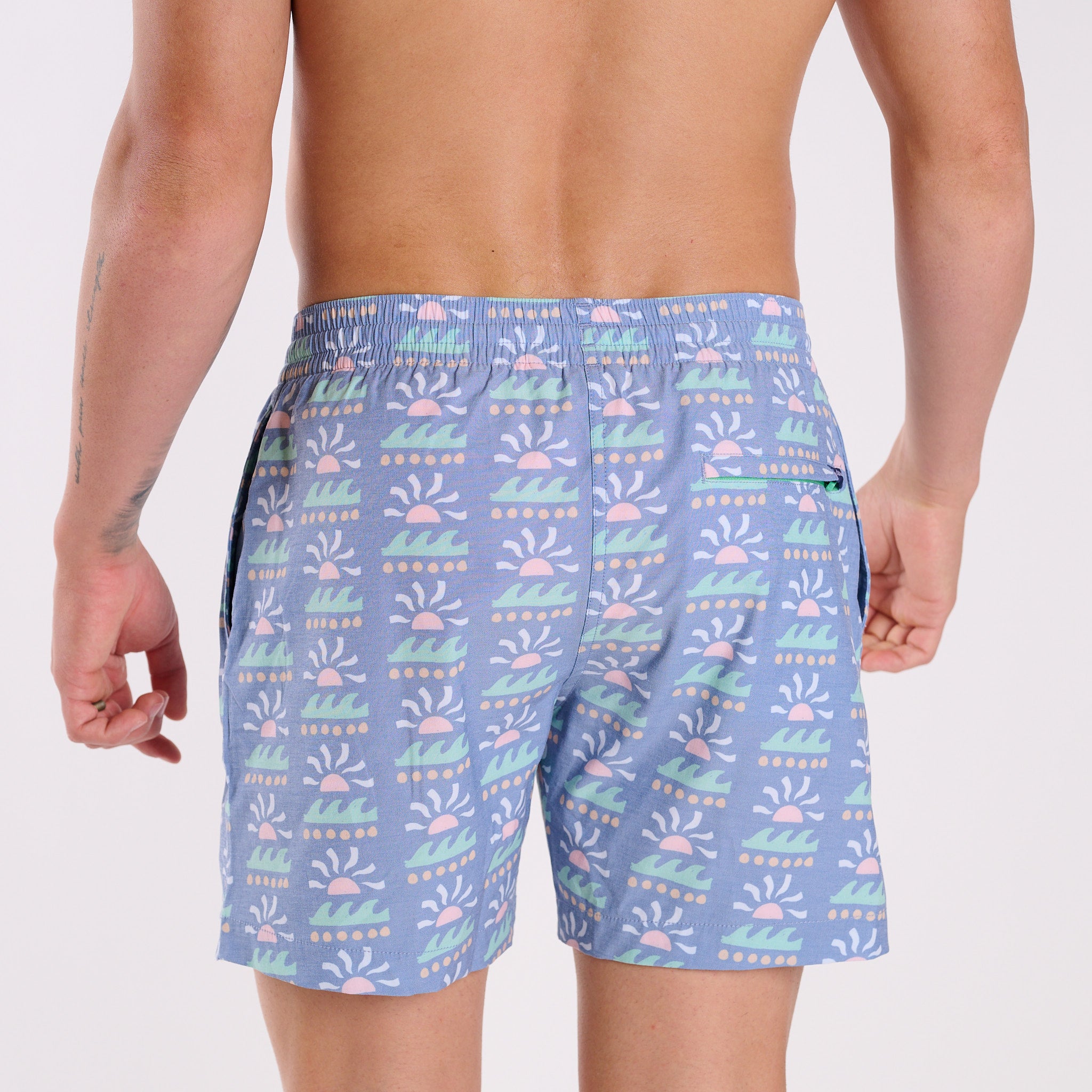 The Easygoers 5.5 Inch Lined Swim Shorts