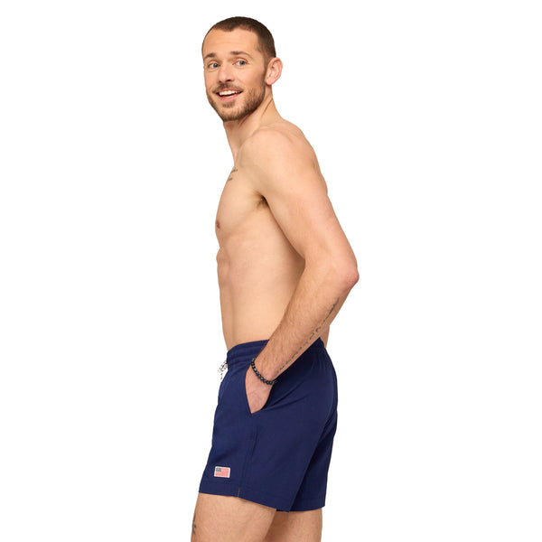 The Out of the Blues 5.5 Inch Lined Swim Shorts