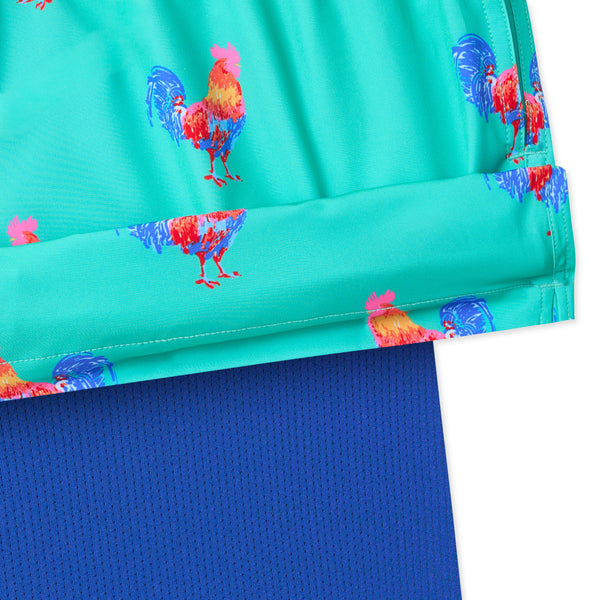The Cockadoodle Doozies 5.5 Inch Lined Swim Shorts