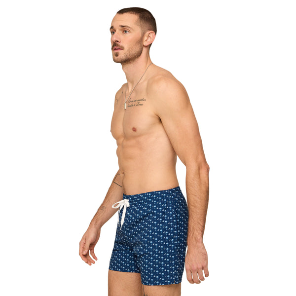 The Goodnight Palmetto Moons 5.5 Inch Lined Swim Shorts