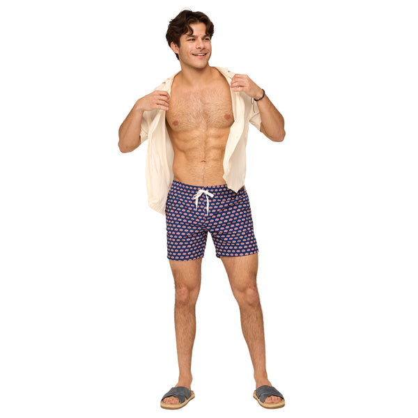 The Sunshine State Forida Flag 5.5 Inch Lined Swim Shorts