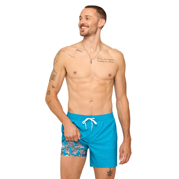 The It's Been A Hoots 5.5 Inch Lined Swim Shorts