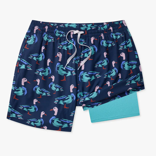 The Mallards Are the Moment 5.5 Inch Lined Swim Trunks