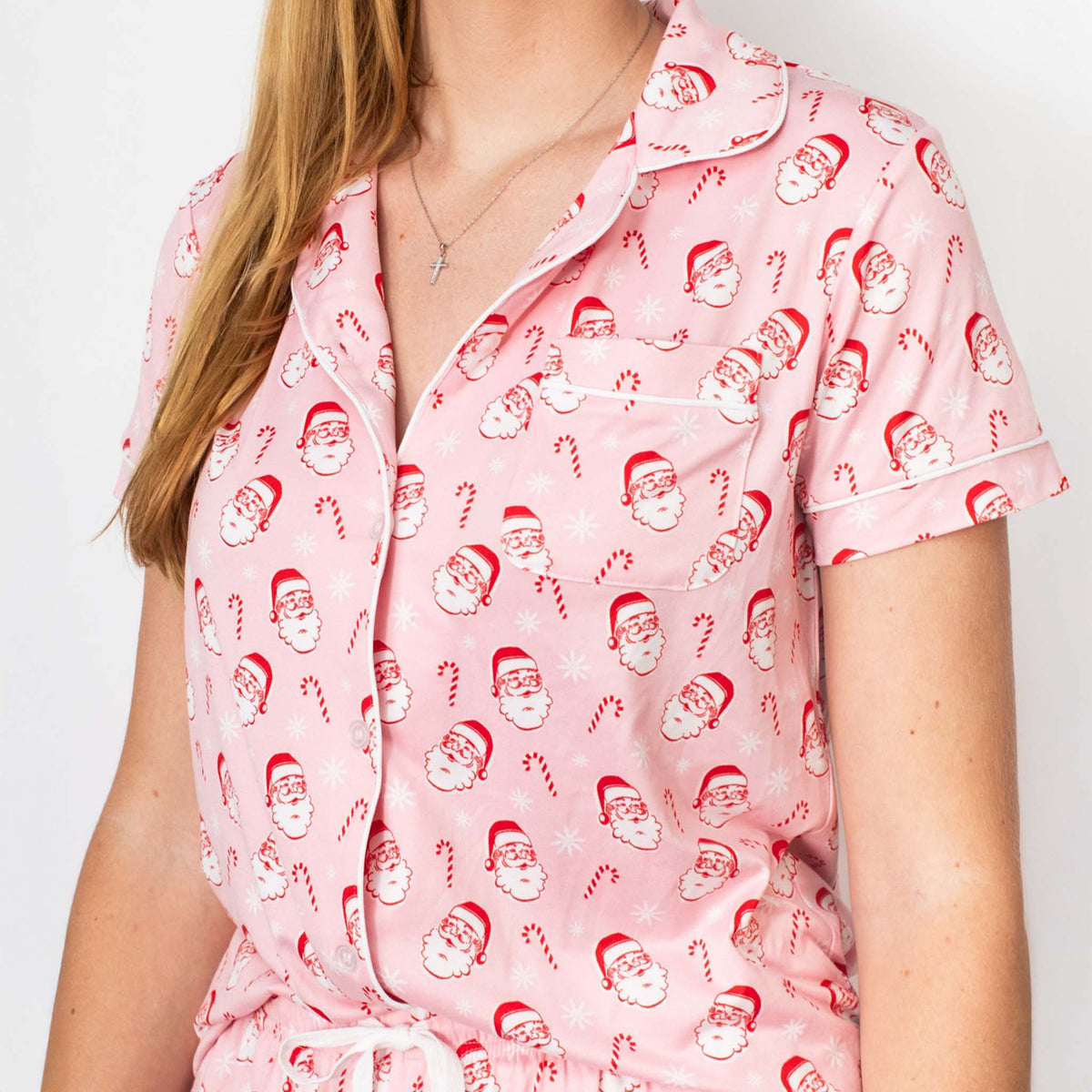 The Royal Standard Women's Candy Cane Cutie Pajama Top