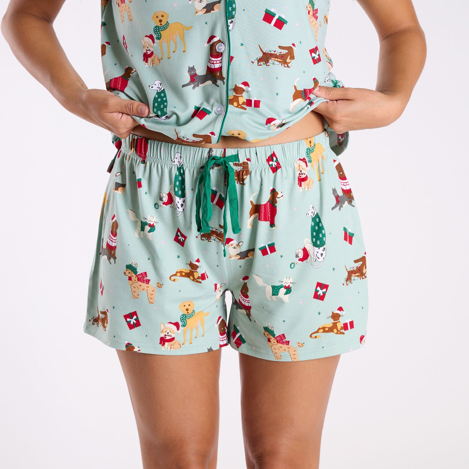 Women's Cozy Pets Pajama Shorts