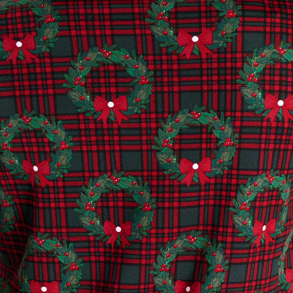 Women's Merry Wreathmas Long Sleeve Sleep Top