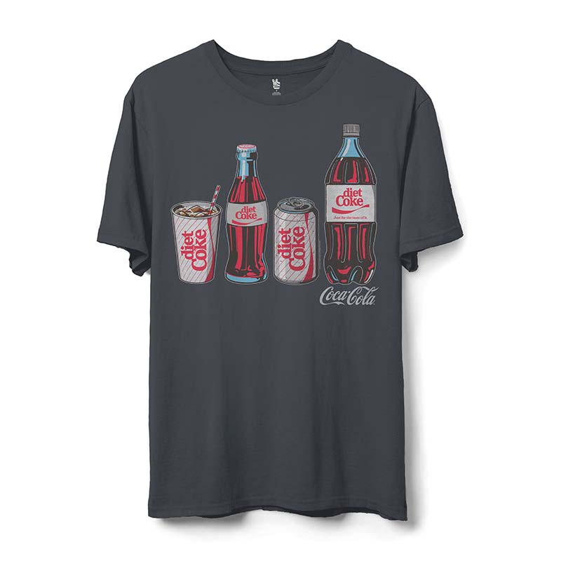 Diet Coke Line Up Short Sleeve T-Shirt