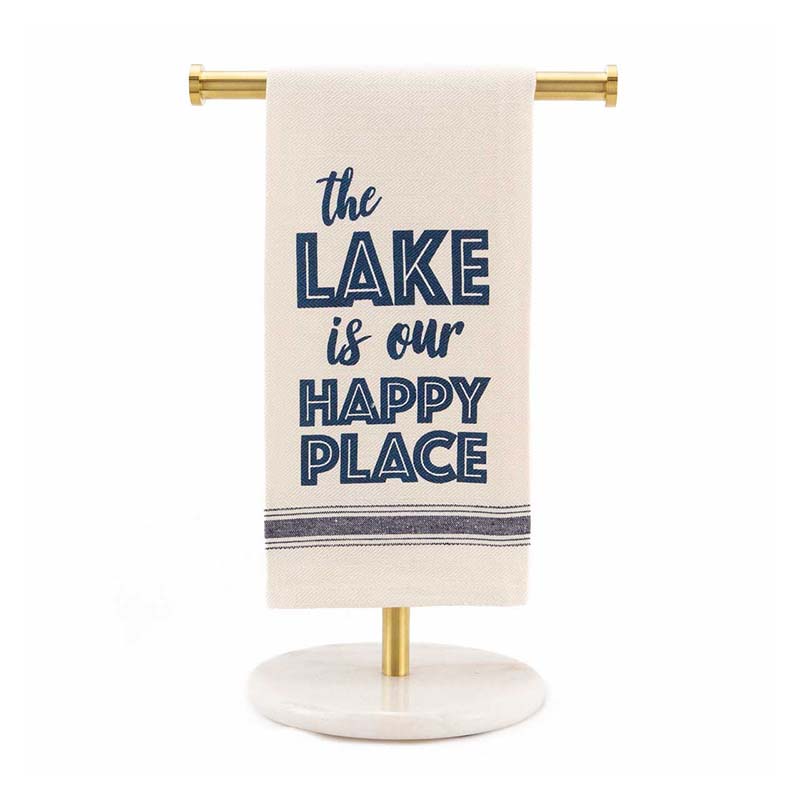 Lake Is Our Happy Place Hand Towel