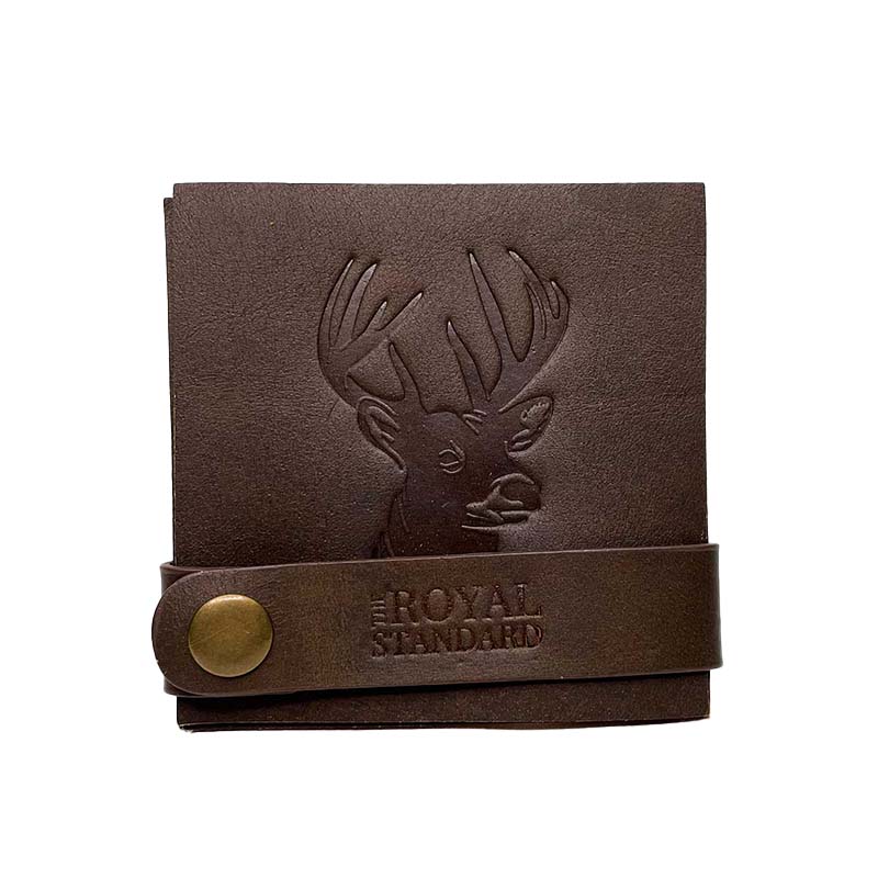 Deer Leather Embossed Coasters