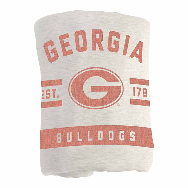UGA Oatmeal Sweatshirt Blanket