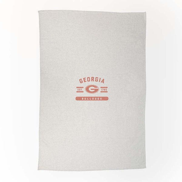 UGA Oatmeal Sweatshirt Blanket