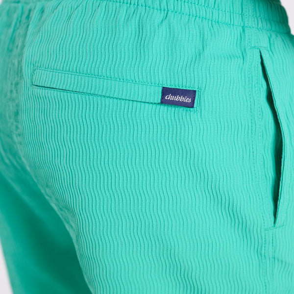 The Real Teals Textured 5.5 Inch Lined Swim Shorts