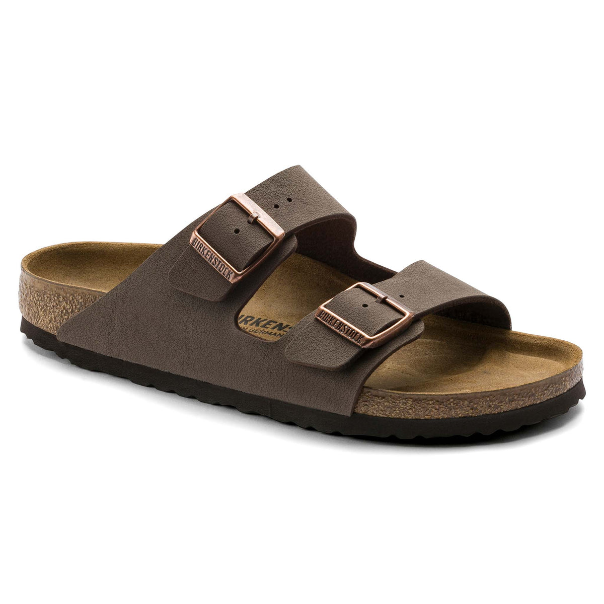 Birkenstock Women's Arizona Birkibuc Sandals in Mocha