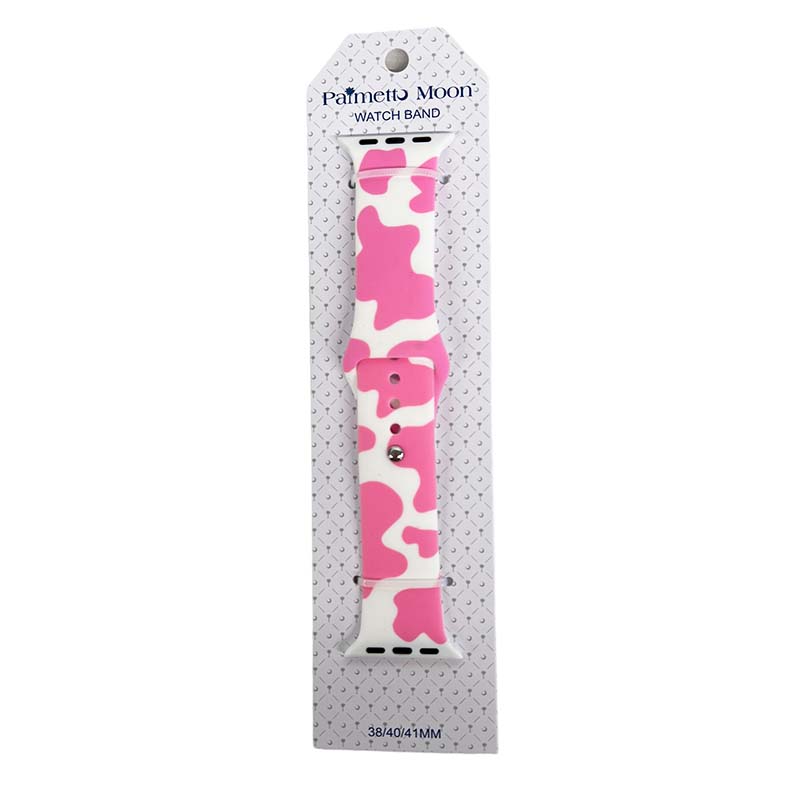 Pink Cow Watchband