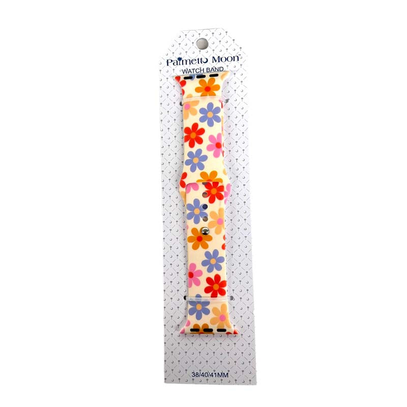 Multi Floral Watchband