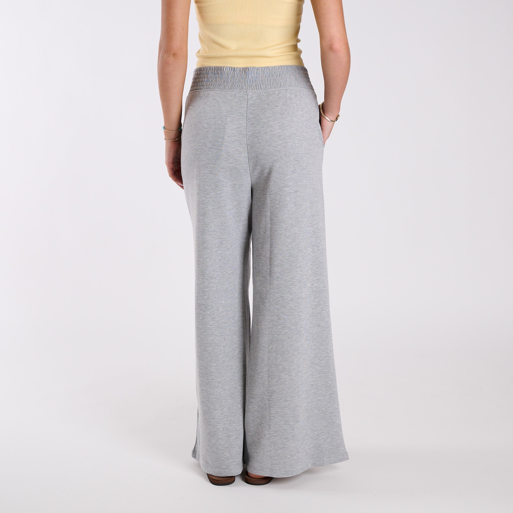 V Waist Wide Leg Lounge Pant