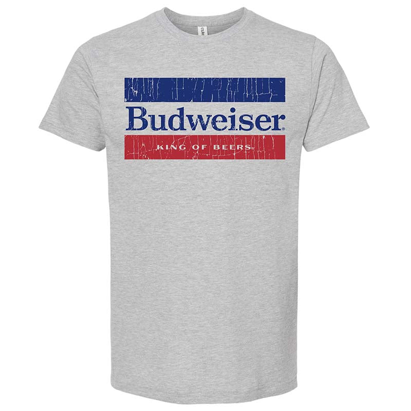 Budweiser Double Stripe Short Sleeve T-Shirt