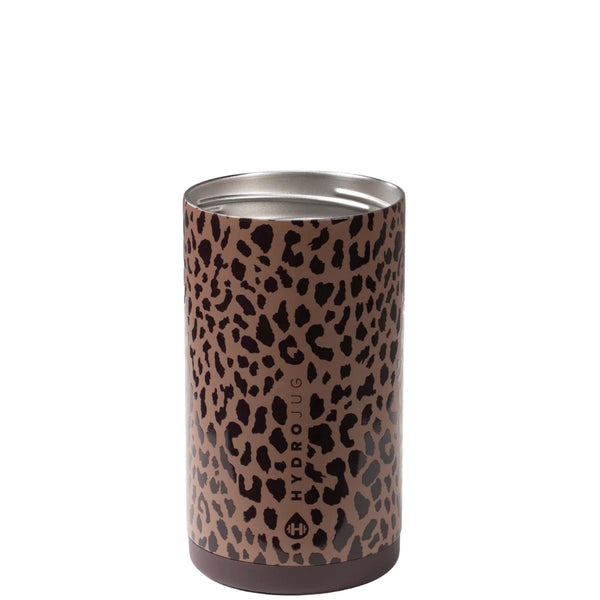 16oz Standard Can Cooler in Brown Leopard