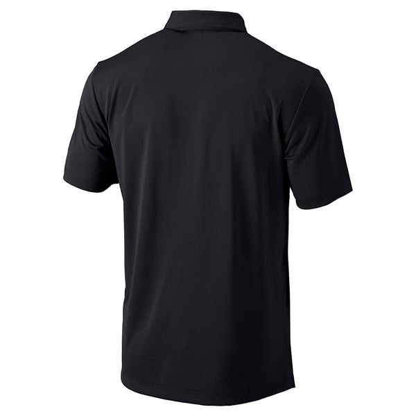 Tennessee black block T logo performance polo.