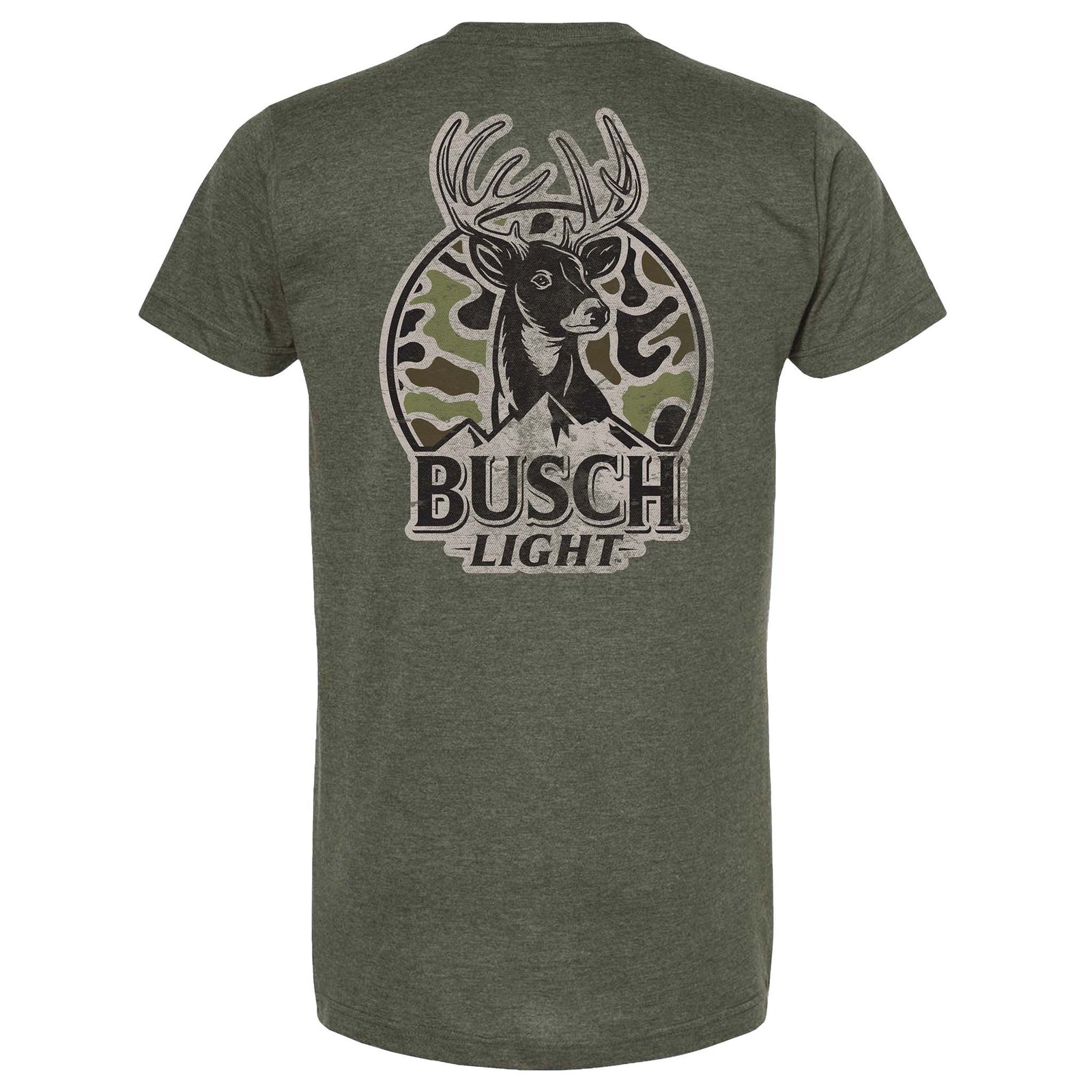 Busch Camo Can Deer Short Sleeve T-Shirt