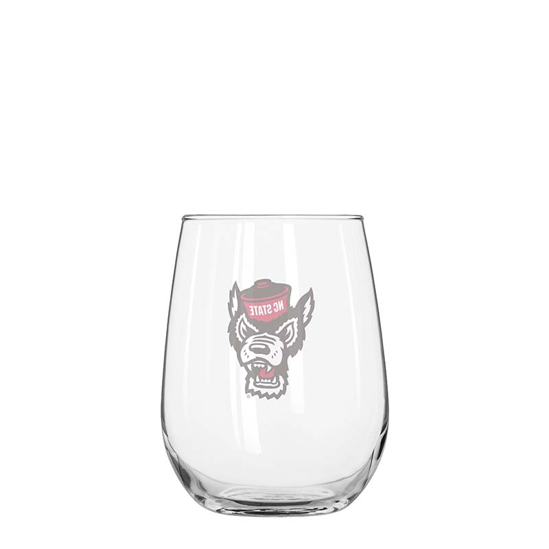 NC State 16oz Wine Glass