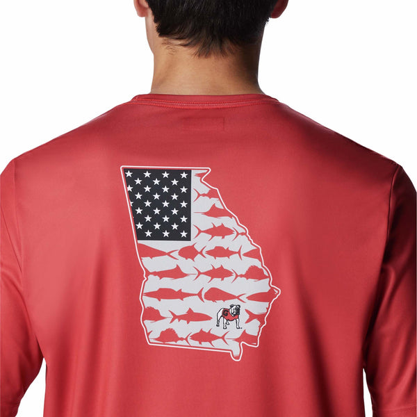 Georgia Bulldogs PFG Terminal Tackle Short Sleeve T-Shirt