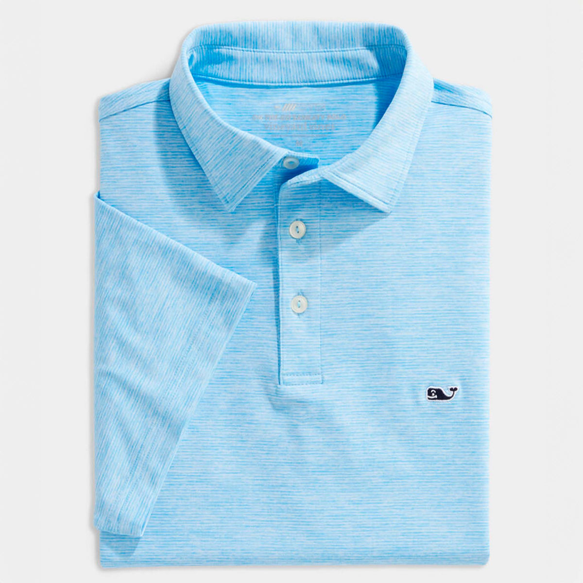 Vineyard Vines St. Jean Stripe Sankaty Polo in Ocean Breeze Tejeda