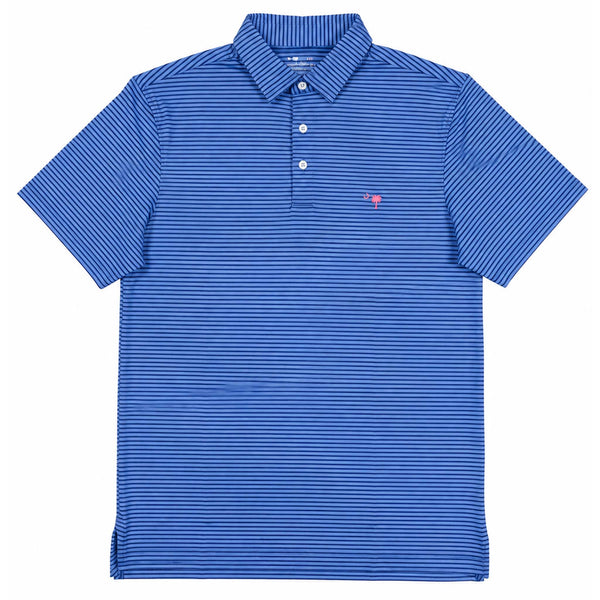Bradley Stripe Sankaty Polo in Breaker and Moonshine