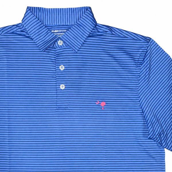 Bradley Stripe Sankaty Polo in Breaker and Moonshine