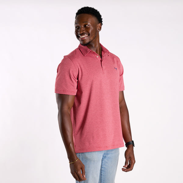 St. Jean Stripe Sankaty Polo in Lighthouse Red