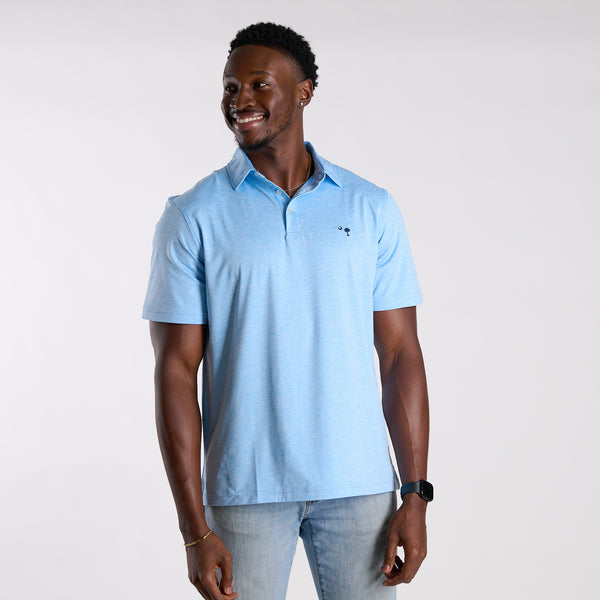 St. Jean Stripe Sankaty Polo in Ocean Breeze