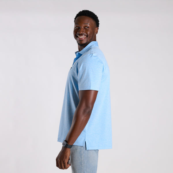 St. Jean Stripe Sankaty Polo in Ocean Breeze