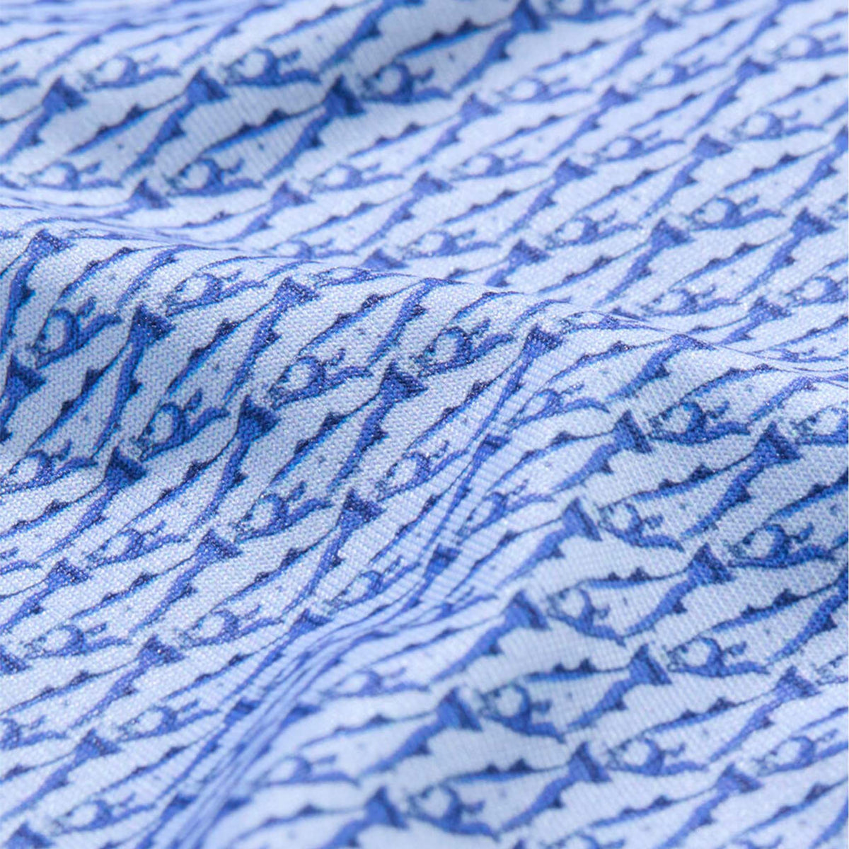 Vineyard Vines Performance Printed Sankaty Polo in Bass Micro Jake Blue