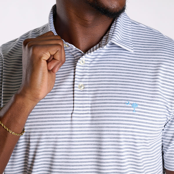 Winstead Sankaty Polo in White Cap and Tejeda