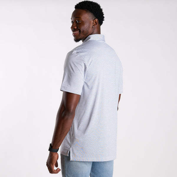 Winstead Sankaty Polo in White Cap and Tejeda