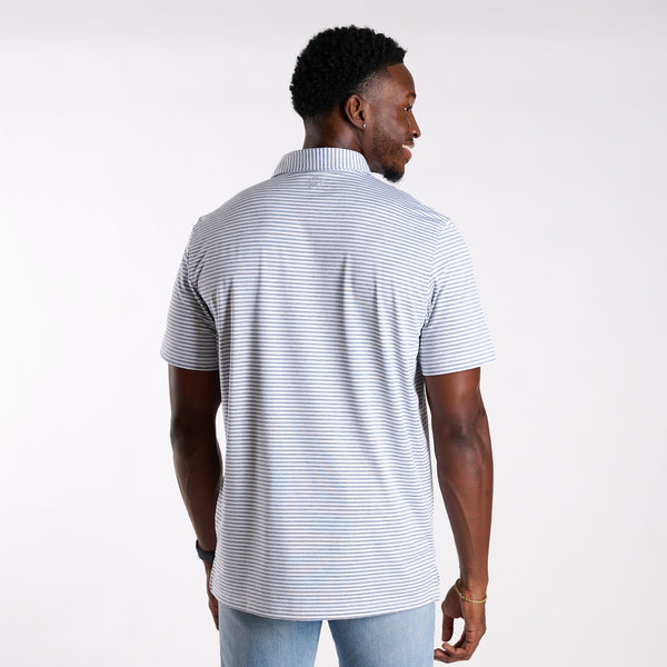 Winstead Sankaty Polo in White Cap and Tejeda