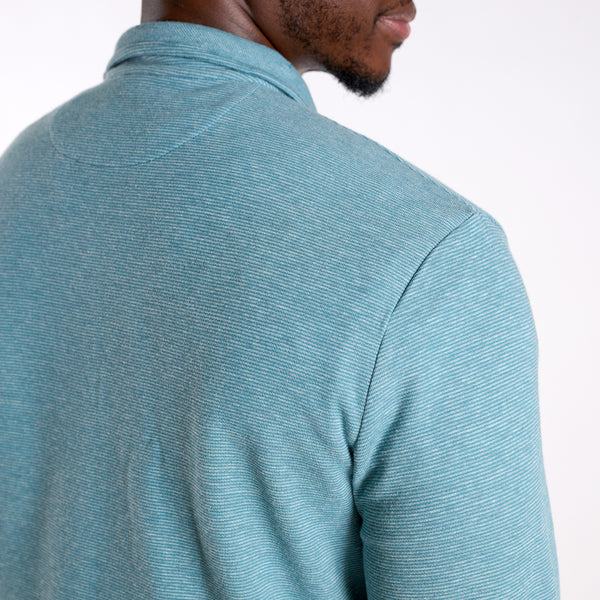 Men's Saltwater Quarter Zip Pullover in Lowcountry Loden