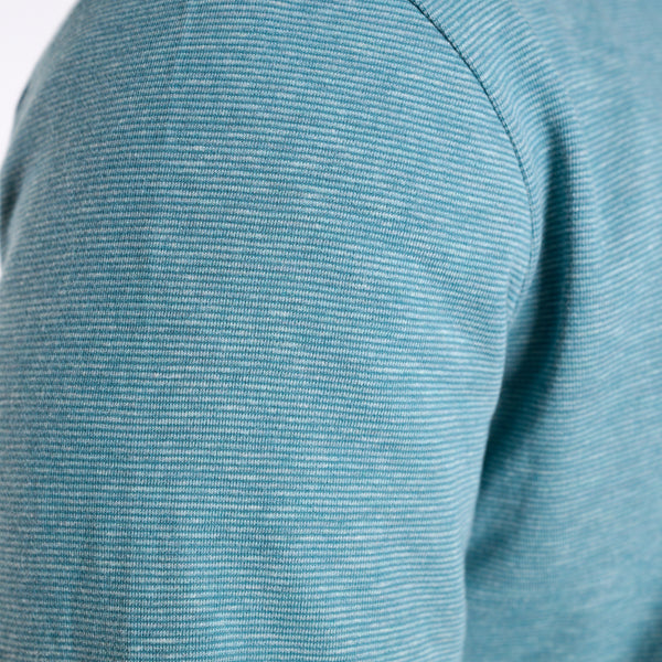 Men's Saltwater Quarter Zip Pullover in Lowcountry Loden