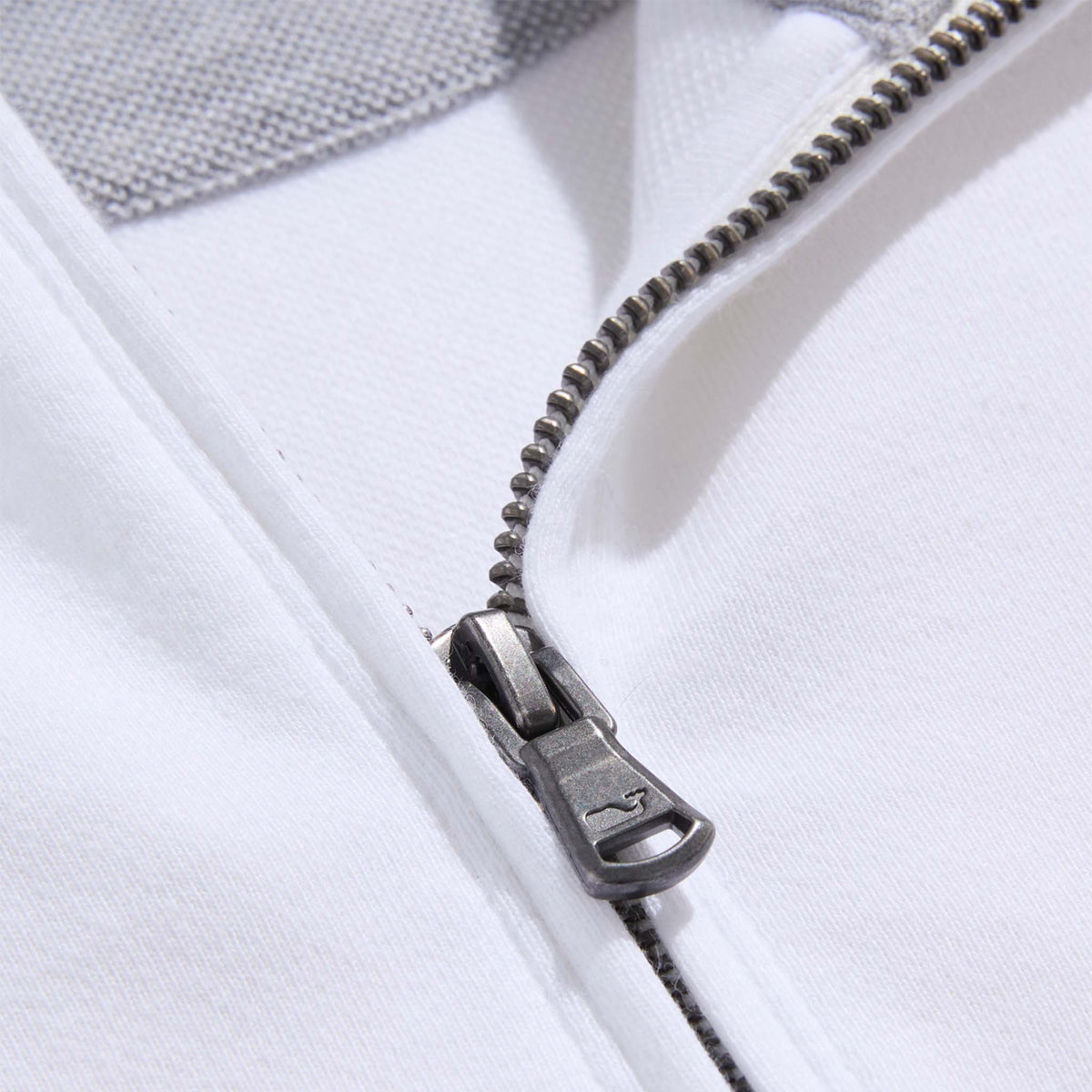 Vineyard Vines Men's Saltwater Quarter Zip Pullover in White