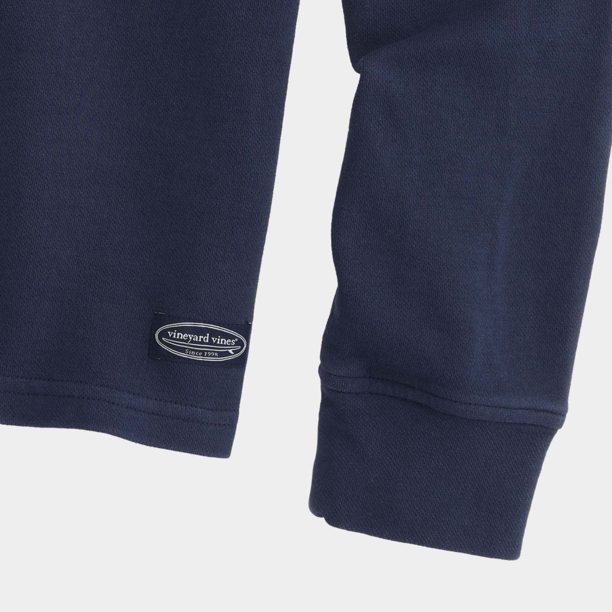 vineyard vines Men's Coastline Quarter Zip Pullover in Nautical Navy