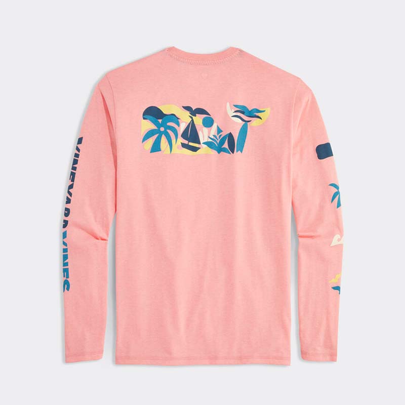 Abstract Whale Dunes Long Sleeve T-Shirt