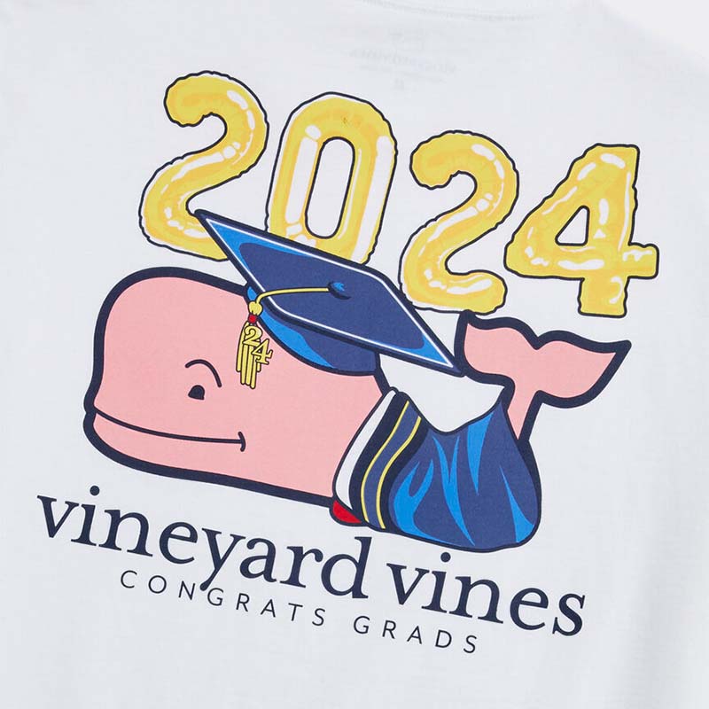 2024 Graduation Whale Short Sleeve T-Shirt
