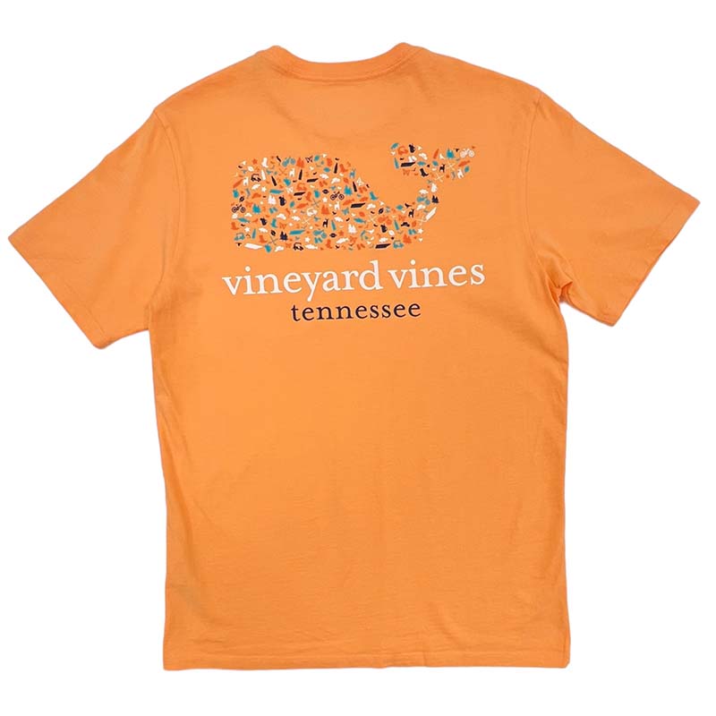 Whale Fill Icons Tennessee Short Sleeve T-Shirt