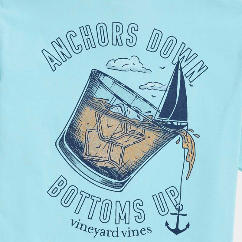 Anchors Down Bottoms Up Short Sleeve T-Shirt