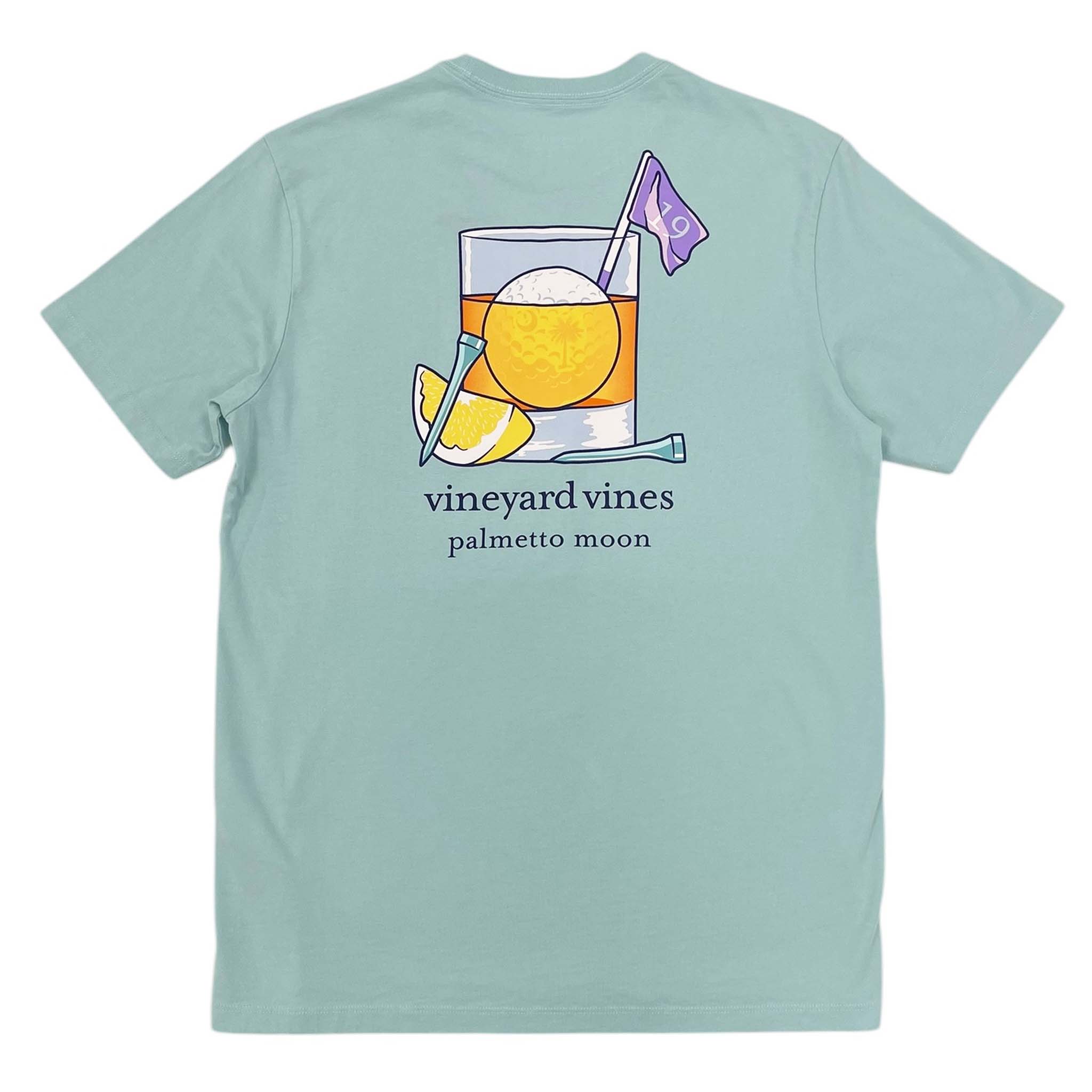 Vineyard Vines Golf Cocktail Short Sleeve T-Shirt Palmetto Moon