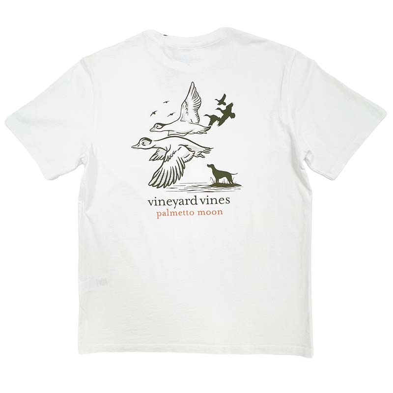 Palmetto Moon Custom Dog and Ducks Short Sleeve T-Shirt