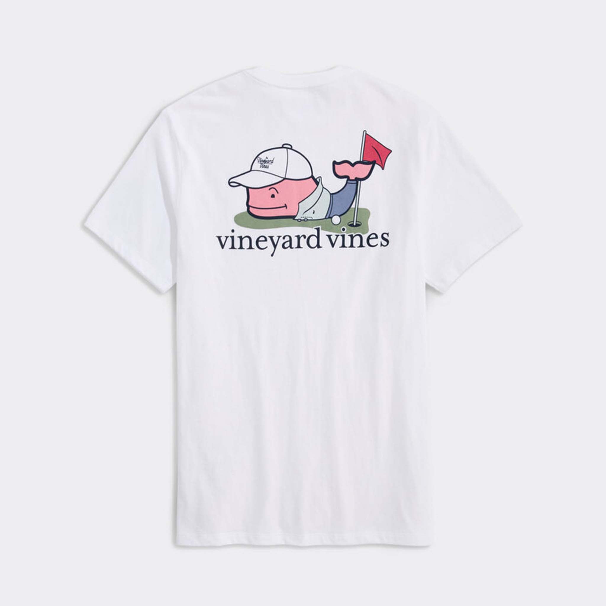 Vineyard Vines Golfer Whale Short Sleeve T-Shirt Palmetto Moon